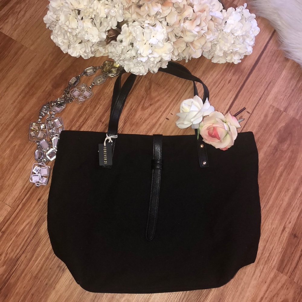 Forever 21 canvas tote bag - Picture 1 of 6